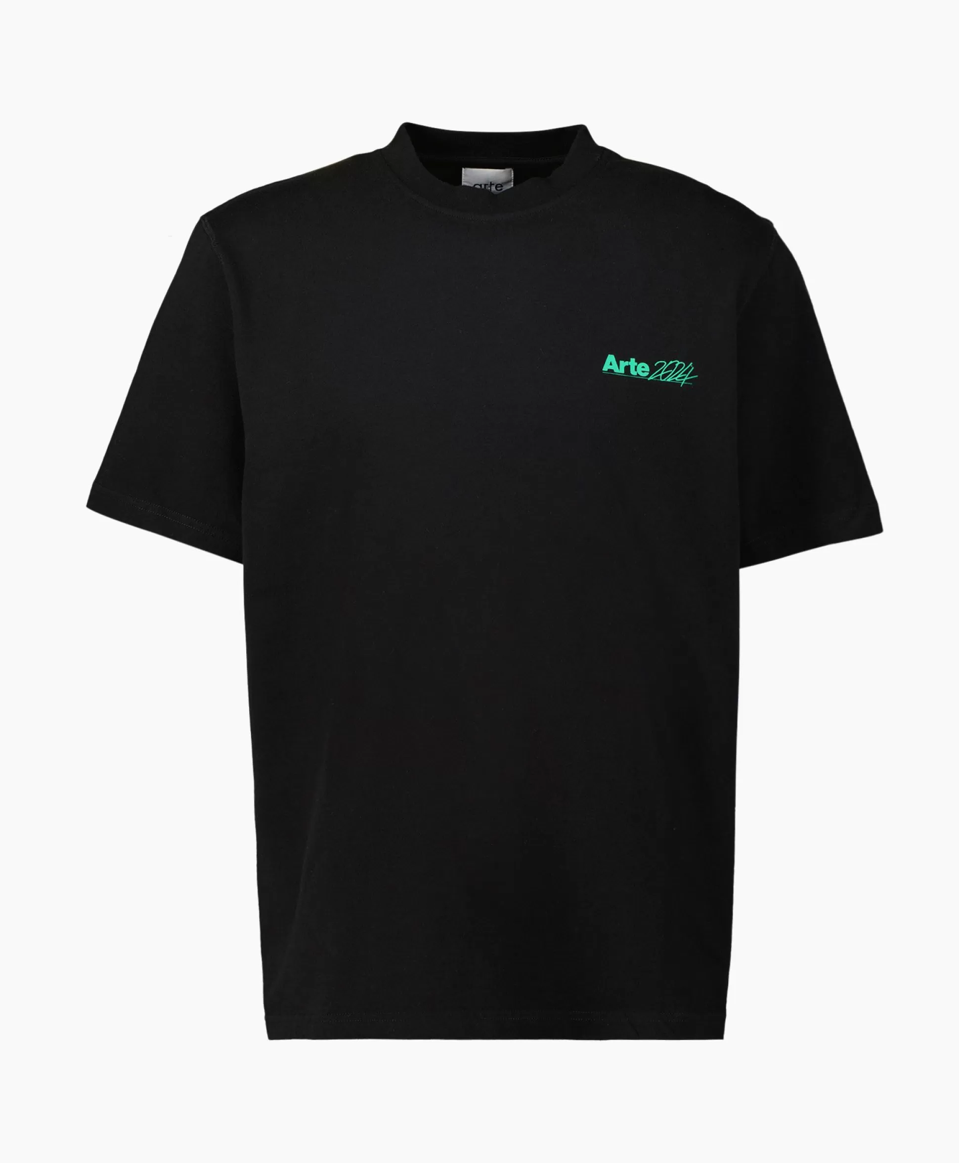 Online T-Shirt Korte Mouw Arte 2024 Back Zwart Heren T-Shirts
