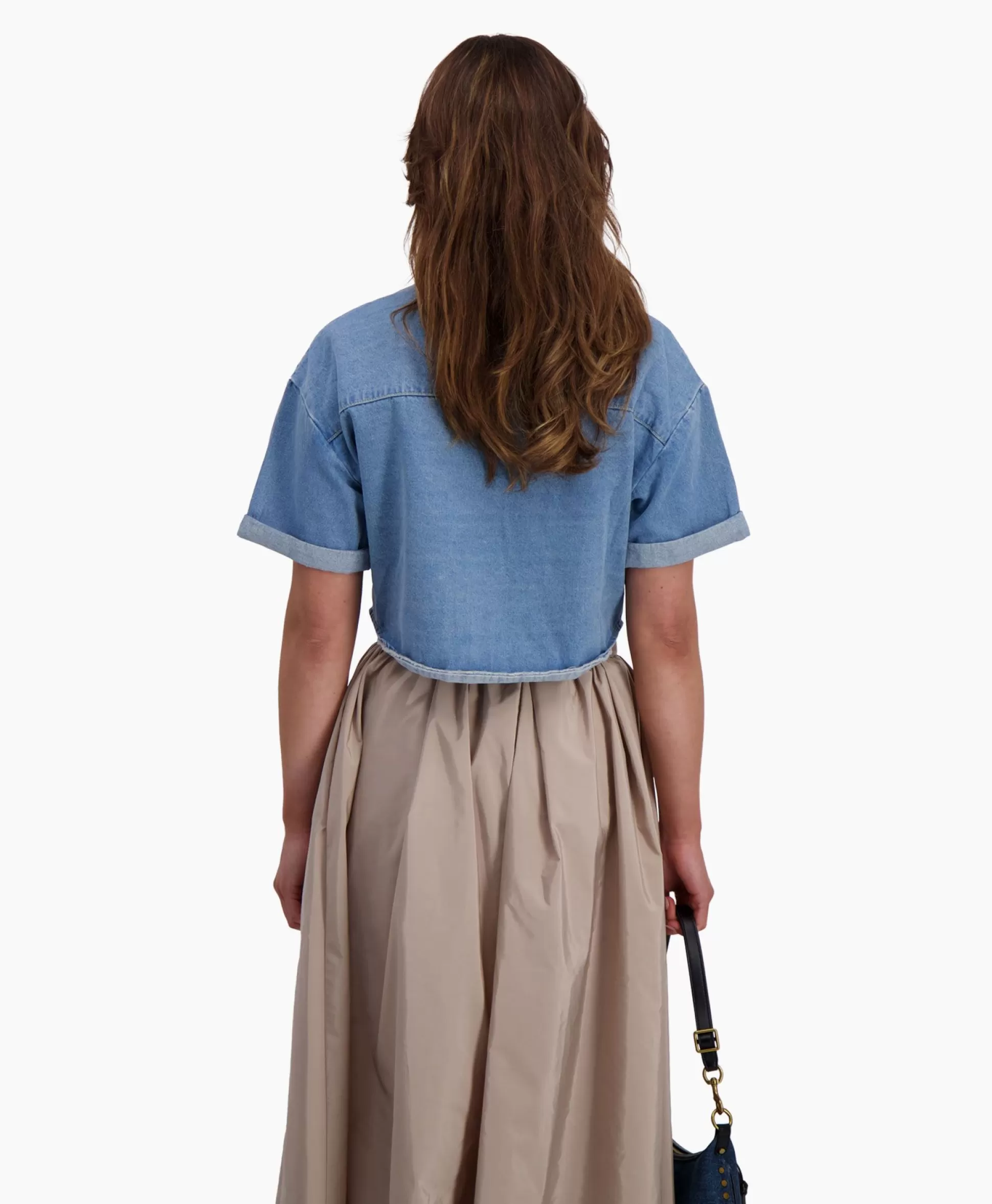 Hot D'Arc Blouse Bovino Blauw Dames Blouses
