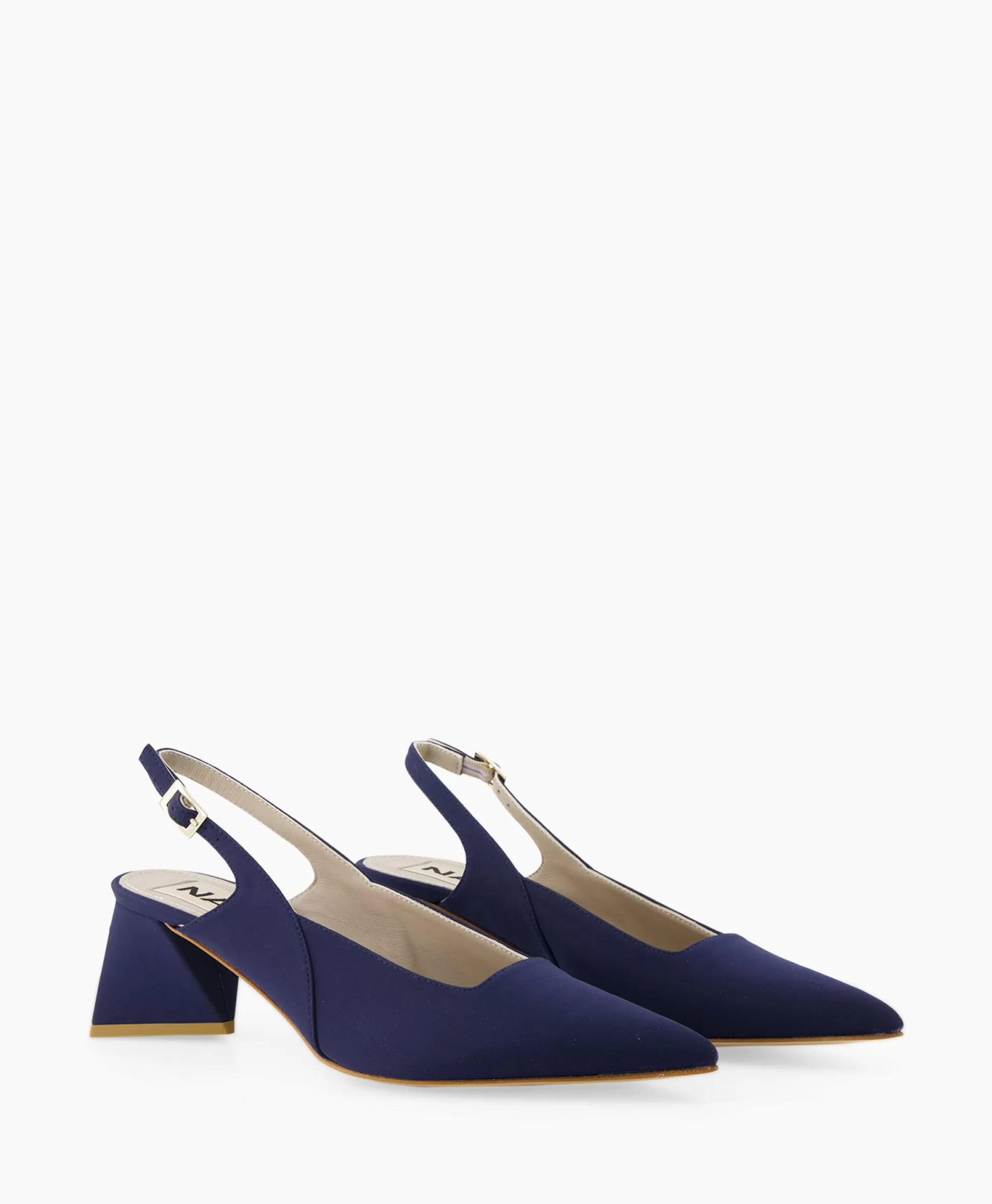 Best Pump Stretch Morelli 9 Blu Scuro Blauw Dames Pumps
