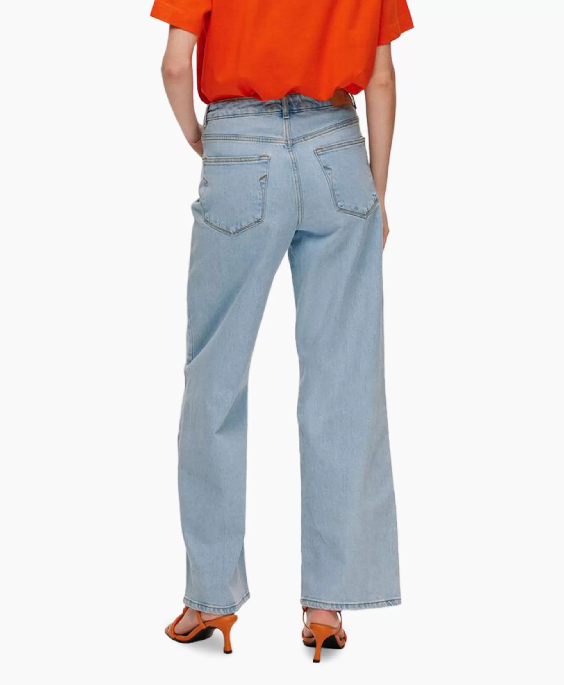 Best Sale Jeans Alice-N Hw Wide Lon Sky Blue Jea Licht Blauw Dames Broeken