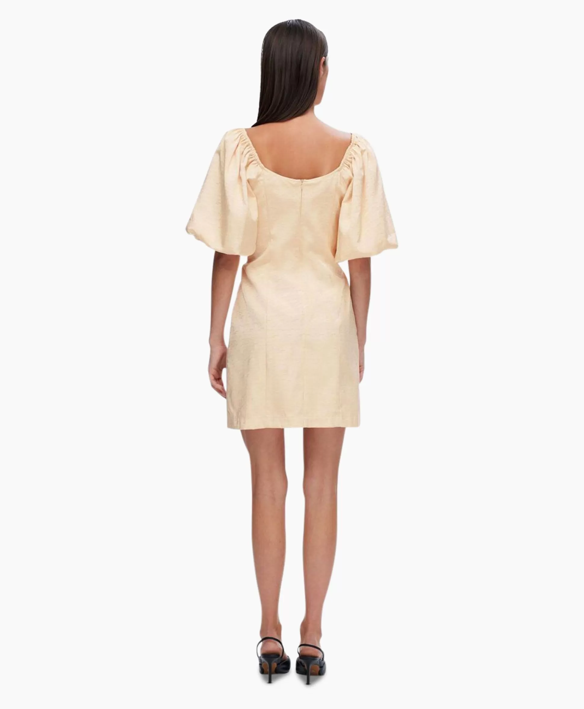 Sale Jurk Firmina 3/4 On Off Short Dress B Zand Dames Jurken