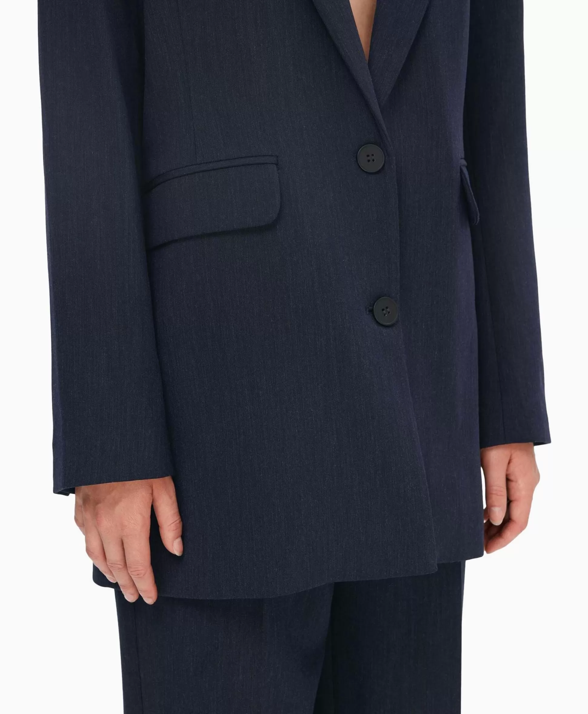 Online Jasje Rita Ls Relaxed Blazer D Sapdonker Blauw Dames Blazers