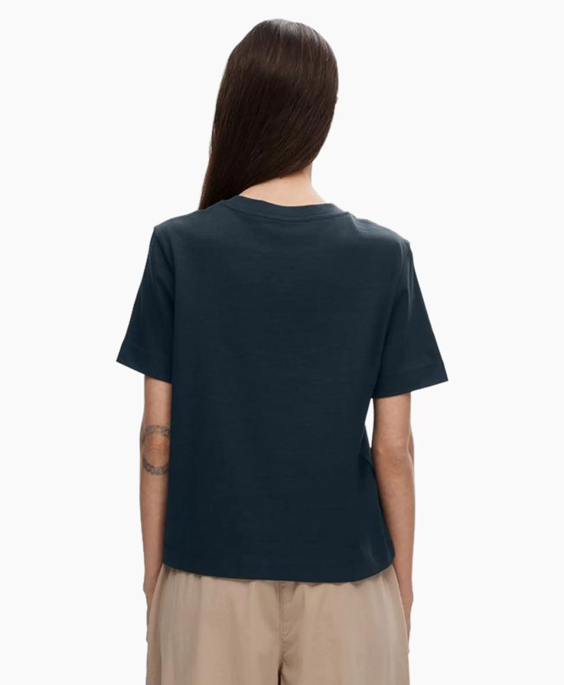 Best Sale T-Shirt Essential Ssboxy Tee Noos Donker Blauw Dames T-Shirts & Tops