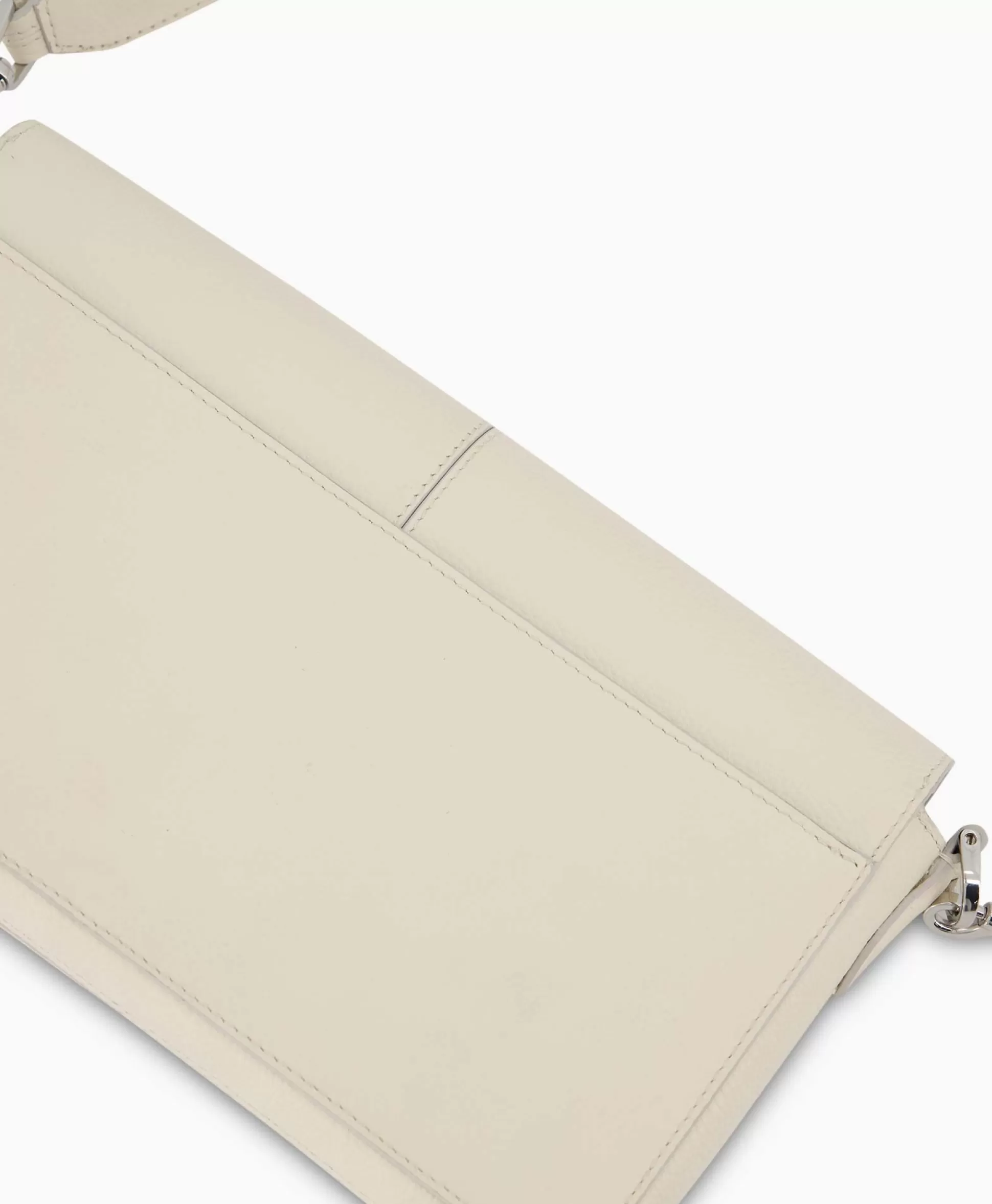 Discount Zadig & Voltaire Crossbody Tas Borderline Daily Grained Leath Ecru Dames Tassen